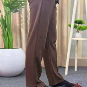 Step Low Cut Baggy Joggers - Coffee