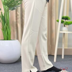 Step Low Cut Baggy Joggers - Offwhite