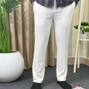 Step Low Cut Baggy Joggers - White