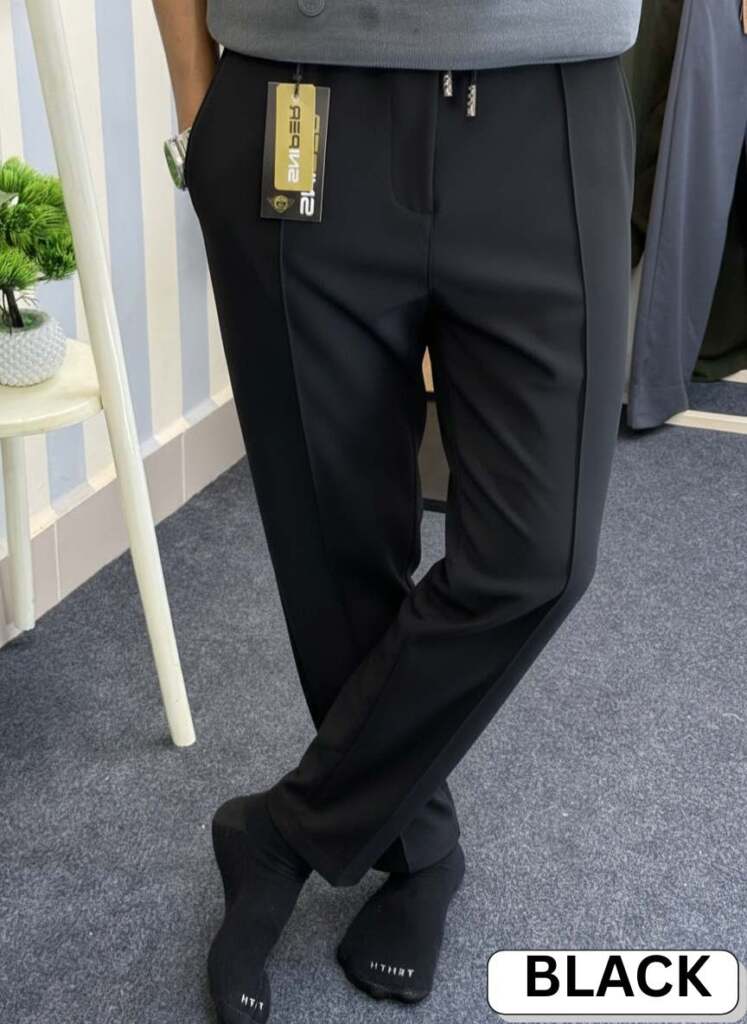 Step Low Cut Baggy Joggers - Black