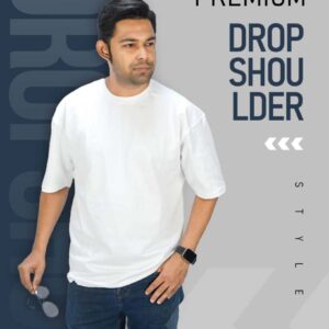 Drop Sholder T-shirt White