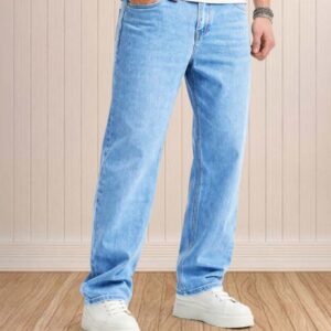 Baggy Jeans Pant-Light Blue