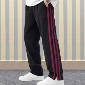 Three Step Low Cut Baggy  - Black & Maroon