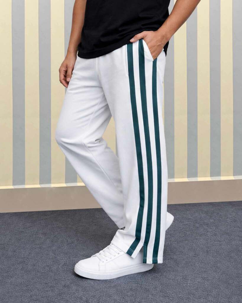 Three Step Low Cut Baggy - White & Deep green